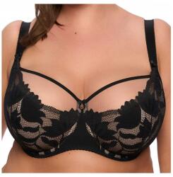 Gaia félmerevítős csipkés melltartó Keto 1134 fekete plus 95H (GA-BASIC-BSM-1134-CZA-SS10MX-H95)