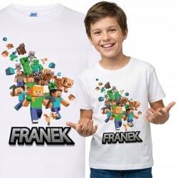 Miłym Druczkiem Minecraft Póló Névvel Ajándék Játékosoknak Fehér Pamut 110 cm (minecraft)