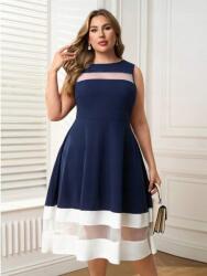 Shein Sötétkék Ruha MIDI Hálós (0XL) (608187)