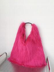 Shein Rózsaszín Plüss Kézitáska (608308)