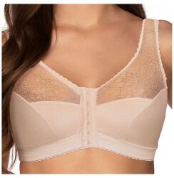 Gaia merevítő nélküli melltartó elöl cipzáras Rachela 1163 bézs 95I (wygodny stanik bez duze)
