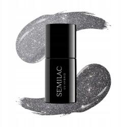 Semilac 334 Hibrid lakk Silver Lavender 7ml Semilac Cat Eye effect (LHSE07-334)