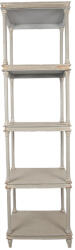 Clayre & Eef Raft lemn gri vintage 55x40x210 cm (5H0749G) Raft