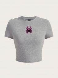 Shein Szürke Melange Póló (xs) (607749)