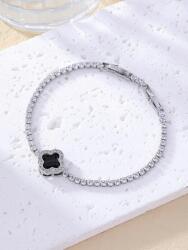 Shein Ezüst Strasszos Karkötő (608442)