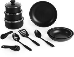 Salter Set tigai si oale Salter Clip Cook 14 piese antiaderente compatibile inductie manere detasabile (BW12055IS)