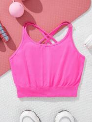 Shein Rózsaszín Rövid Felső (13L) (605624)