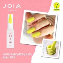 JOIA vegan Hibrid körömlakk Joia vegan 088 Neon sárga 6 ml