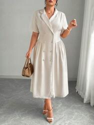 Shein Bézs Kétsoros Ruha (1XL) (606842)