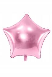 Party Deco Fólia Lufi Csillag Metál 48 CM Világos Rózsaszín Esküvői Party