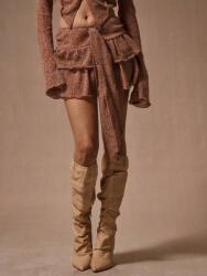  Musera Barna Mini Melange Szoknya (M)