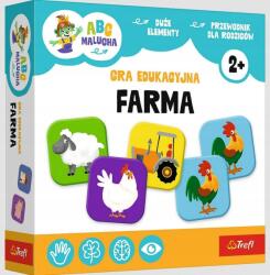 Trefl Memória játék Farm Abc Bébi Treflik gyerekeknek 2+ oktató játék (02909)