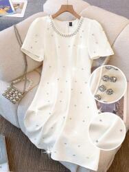 Shein Sárga Ruha Mini Strasszokkal (xxs) (606369)