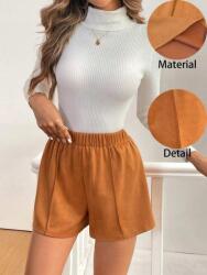 Shein Narancssárga Magas Derekú Rövidnadrág (s) (606293)