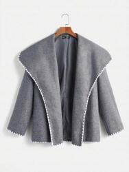 Shein Szürke Melange Kabát (XL) (606872)