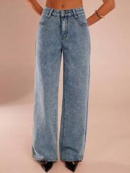 Forever 21 Kék Magas Derekú Farmernadrág (25) (605500)