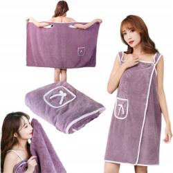  Női Törölköző Tunika Szauna Fürdőköpeny Gombokkal Pareo Kilt (RĘCZNIK DAMSKI TUNIKA DO SAUNY)