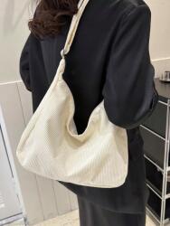 Shein Kordbársony Ekrü Kézitáska