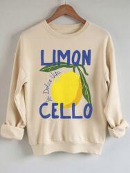 Shein Bézs Nyomott Mintás Pulóver (M) (607663)