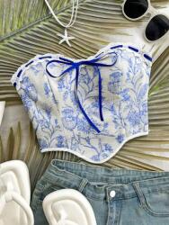 Shein Bézs Mintás Felső (XL) (608737)