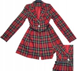 ItaliaModa női blézer ruha skót kockás szent Italia divat L-es méret (Italia Moda)