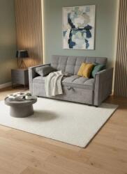  Canapea extensibila 2 locuri 140x77x90 cm Tapitata Stofa Gri Model One (cod: 25085) (C3580-5255) Canapea