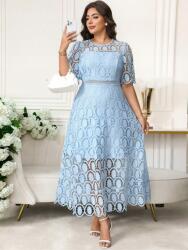 Shein Kék Rövid Ujjú Ruha (1XL) (606702)