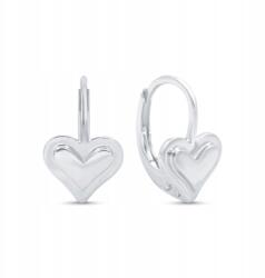  Fehérarany szív alakú fülbevaló