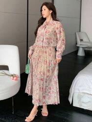 Dazy Chiffon Szoknya Szett Ing Minta (s) (606493)