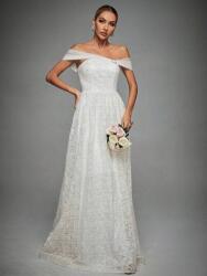 Shein Fehér Nyitott Hátú Maxi Ruha (M) (605843)