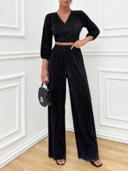 BLOF Fekete Pliszírozott Szett (L) (607224)