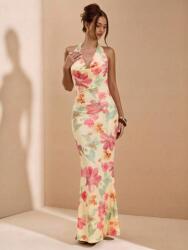 Shein Sárga Ruha Virág Mintás (M) (607423)