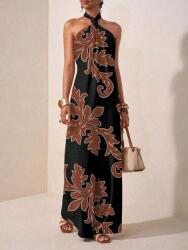 Shein Fekete Kötött Mintás Overál (L) (606997)