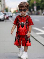 Shein Piros Rövidnadrág Szett Póló (4L) (606102)