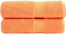 vidaXL Премиум хавлиени кърпи SOLUND 2 бр зелени 100x150 см 600 gsm (137383)