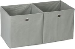 Relaxdays Cutii de depozitare din material textil Relaxdays, set de 2 (10039538)