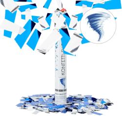 Relaxdays Confetti de petrecere 40 cm albastru-argintiu (10022870)