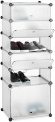 Relaxdays Suport pentru încălțăminte Relaxdays, plastic, 6 compartimente (10032969) Pantofar