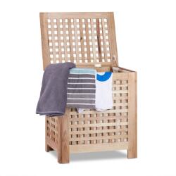 Relaxdays Ladă de rufe Relaxdays, nuc (10021462)