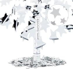 Relaxdays Confetti de petrecere Steluțe Argintii 40 cm (10022852)