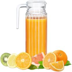Relaxdays Cană de suc Relaxdays din sticlă 1 l (10025500)