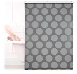 Relaxdays Rulou de duș Relaxdays cu puncte gri (10054902) Perdea de dus