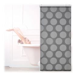 Relaxdays Rulou de duș Relaxdays cu puncte gri (10054946) Perdea de dus