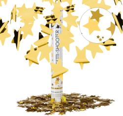 Relaxdays Confetti de petrecere 40 cm stelute aurii (10022842)
