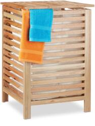 Relaxdays Ladă de rufe Relaxdays, nuc (10053425)