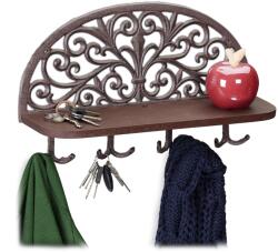 Relaxdays Cuier de haine de perete Relaxdays cu raft (10051492)