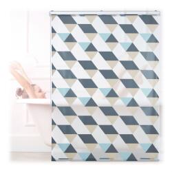 Relaxdays Jaluzea de duș Relaxdays cu design geometric (10054869) Perdea de dus