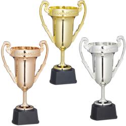 Relaxdays Set de 3 piese pentru trofee Relaxdays (10053270)