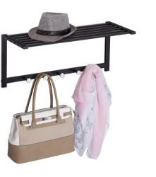 Relaxdays Cuier de haine de perete Relaxdays cu raft (10049631)