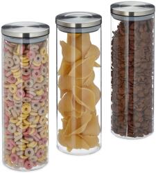Relaxdays Set de 3 borcane Relaxdays, 1, 6 litri (10046737)
